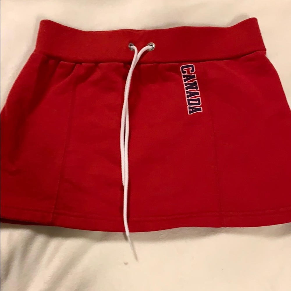 Red Canada Skirt